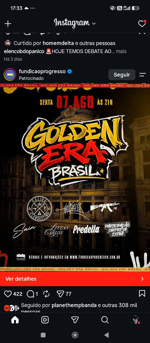 oHorla_'s tweet photo. boa bota só branco pra cantar nesse evento de merda e tem a coragem de chamar de época de ouro, vai tomar no olho do cu https://t.co/PdDtEQbXUl