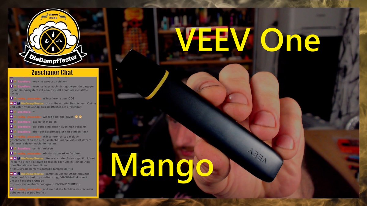 DieDampfTester's tweet photo. https://t.co/bUBLNTgYmh #VEEV #One #Kit #Mango #salt #liquid #aroma #vape #vape放出 #review #vapereview #VapeLife #Trendsetter #VapeSmart #TechInnovation #podsystem #Podkit https://t.co/LuyVBzMFJc
