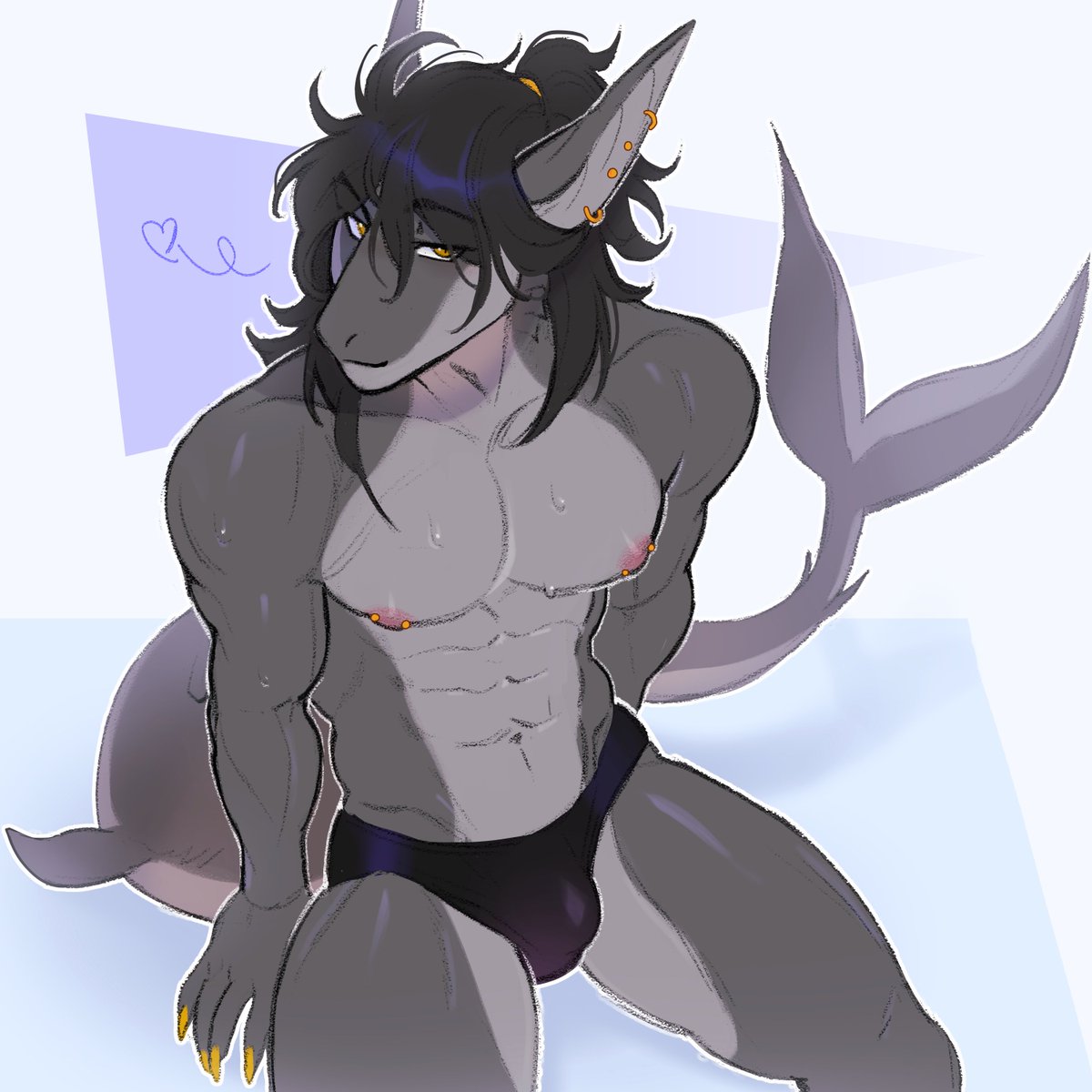 hellishdudi's tweet photo. Wet shork 🦈 https://t.co/cPnhpNlN8H