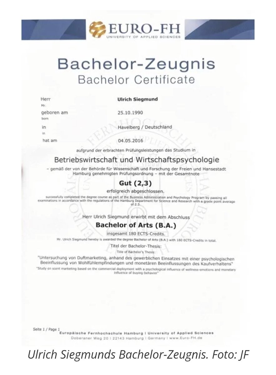 SchmidtSchwerin's tweet photo. So hier ist es. Quelle: @jungefreiheit 

Gute Note, guter MP! 

#Zeugnis #ulrichsiegmund https://t.co/ojTbA0y9E6