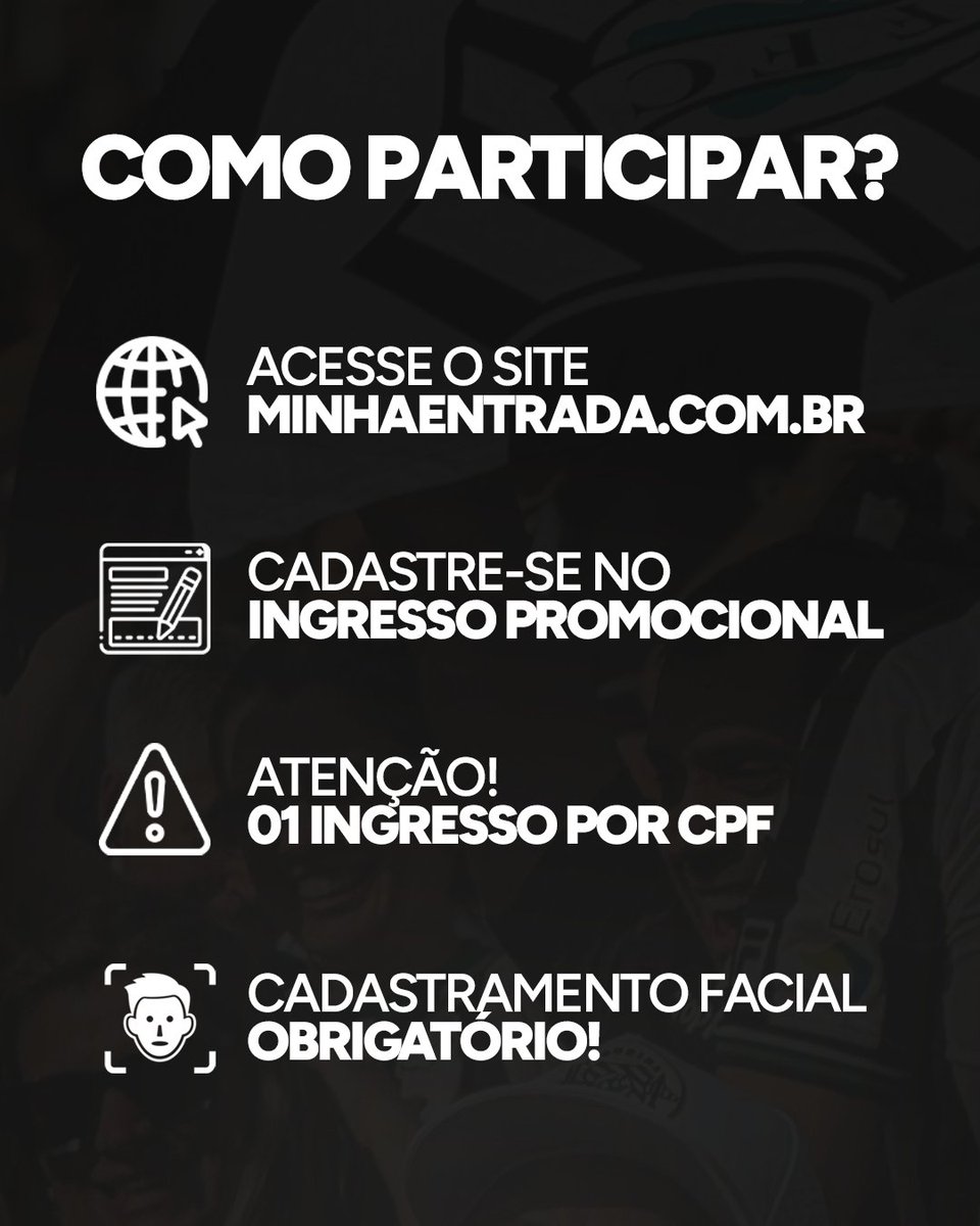 FigueirenseFC's tweet photo. Selo Social e Figueirense te levam ao Scarpelli de GRAÇA
⠀
Sábado é dia de jogo na nossa casa e você pode acompanhar de maneira GRATUITA. O Figueirense recebe, às 17h, a Ferroviária no Estádio Orlando Scarpelli e você pode acompanhar essa partida de graça! Serão disponibilizados 5 mil ingressos de forma GRATUITA para a torcida alvinegra, sendo UM por CPF cadastrado.
⠀
COMO GARANTIR O INGRESSO
É simples e gratuito!
1. Acesse o link da bio: (https://t.co/QpGfx1Pw1K);
2. Faça seu cadastro na plataforma do Site Minha Entrada;
3. Gere o QR Code do seu ingresso;
4. ⁠Cadastre a sua biometria facial;
⠀
Com as etapas realizadas, é só comparecer ao Scarpellão e empurrar o Figueira em busca de mais uma vitória no Campeonato Brasileiro.
⠀
Solicitamos que cada torcedor leve 01kg de alimento não-perecível. Entregas na entrada do estádio.
⠀
SOBRE O SELO SOCIAL
O Instituto Selo Social é uma organização da sociedade civil, sem fins lucrativos, que promove o desenvolvimento social por meio da mobilização do poder público, da iniciativa privada e da sociedade civil. Há mais de uma década desenvolve o Programa Selo Social, atualmente o maior certificador social do Brasil de iniciativas alinhadas aos Objetivos de Desenvolvimento Sustentável (ODS).
⠀
Ao longo de sua trajetória, o Instituto já reconheceu mais de 20 mil impactos sociais em todas as regiões do país. Desde 2023, integra a Comissão Nacional para os ODS (CNODS), do Governo Federal, representando a sociedade civil nas discussões sobre a Agenda 2030. Sua tecnologia social também foi reconhecida como uma boa prática no Relatório Nacional Voluntário apresentado pelo Brasil à ONU em 2024. Além disso, realiza o Selo ODS Educação, que certifica instituições de ensino comprometidas com projetos voltados aos Objetivos de Desenvolvimento Sustentável.
⠀
[+]