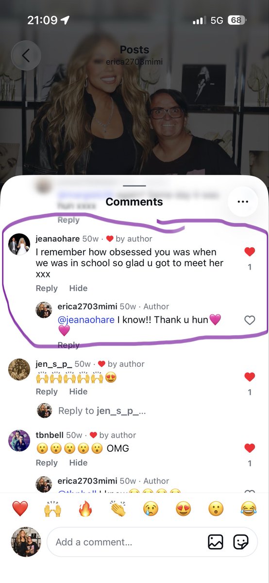 eclark1602's tweet photo. When you’re 44 and you’ve been a lamb since school and finally get your day with @MariahCarey. Even old friends I don’t speak to anymore remember the love I have for her🩷🥰 @MariahAlerts @LironD @KristoferBuckle https://t.co/DHpzu33jeX
