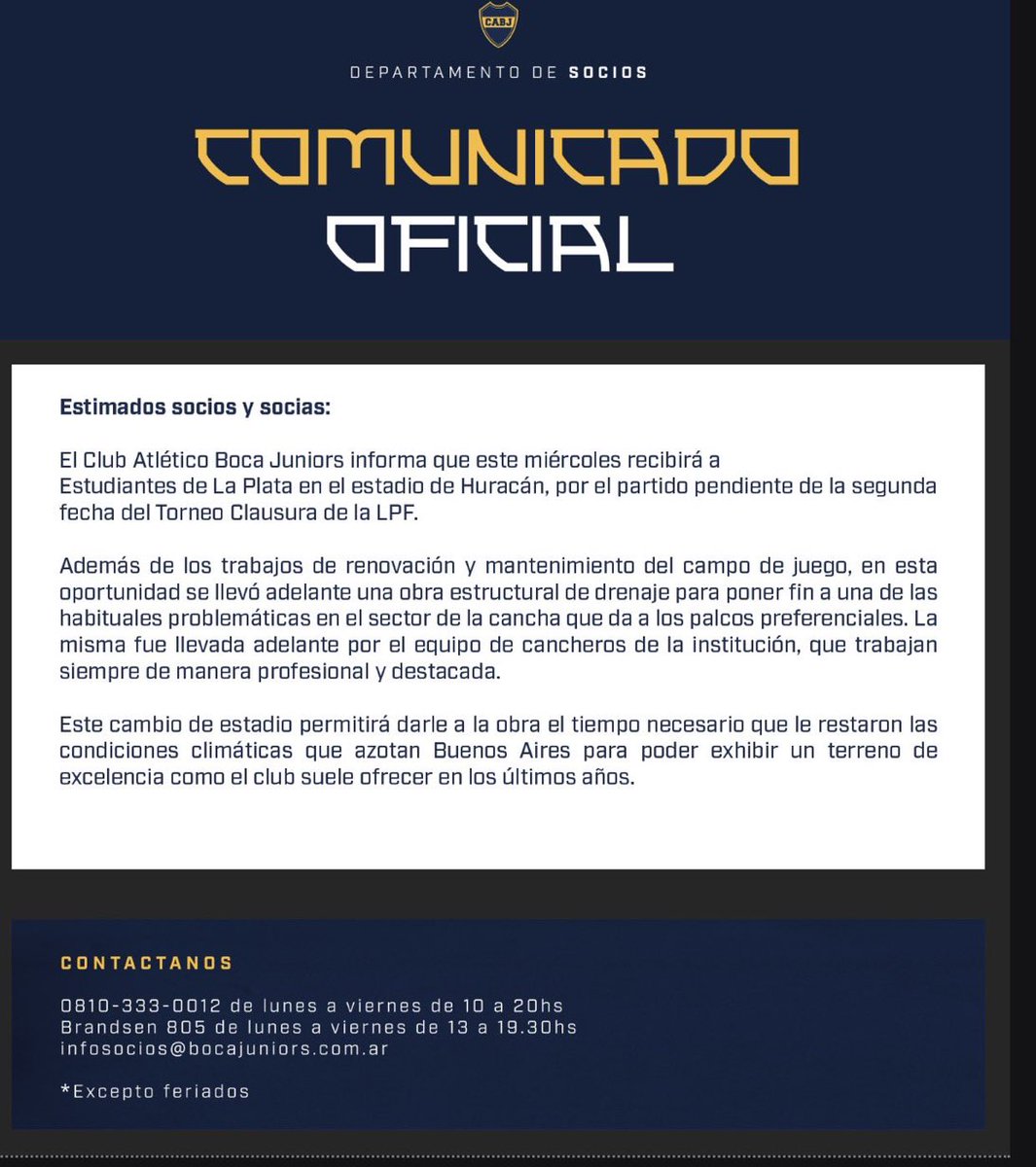 DiegoMLajst's tweet photo. Un comunicado poco claro…

Bonavena 19000
Stabile 17000
Alcorta/Masantonio 5000
Houseman/ mivave 3700
Total 44.700 lugares
No debería ser difícil distribuir a los abonados no?
me solidarizo con todos los socios y abonados que no lograron tener su lugar el miércoles … 💙💛💙 https://t.co/3RVV4BmhGm