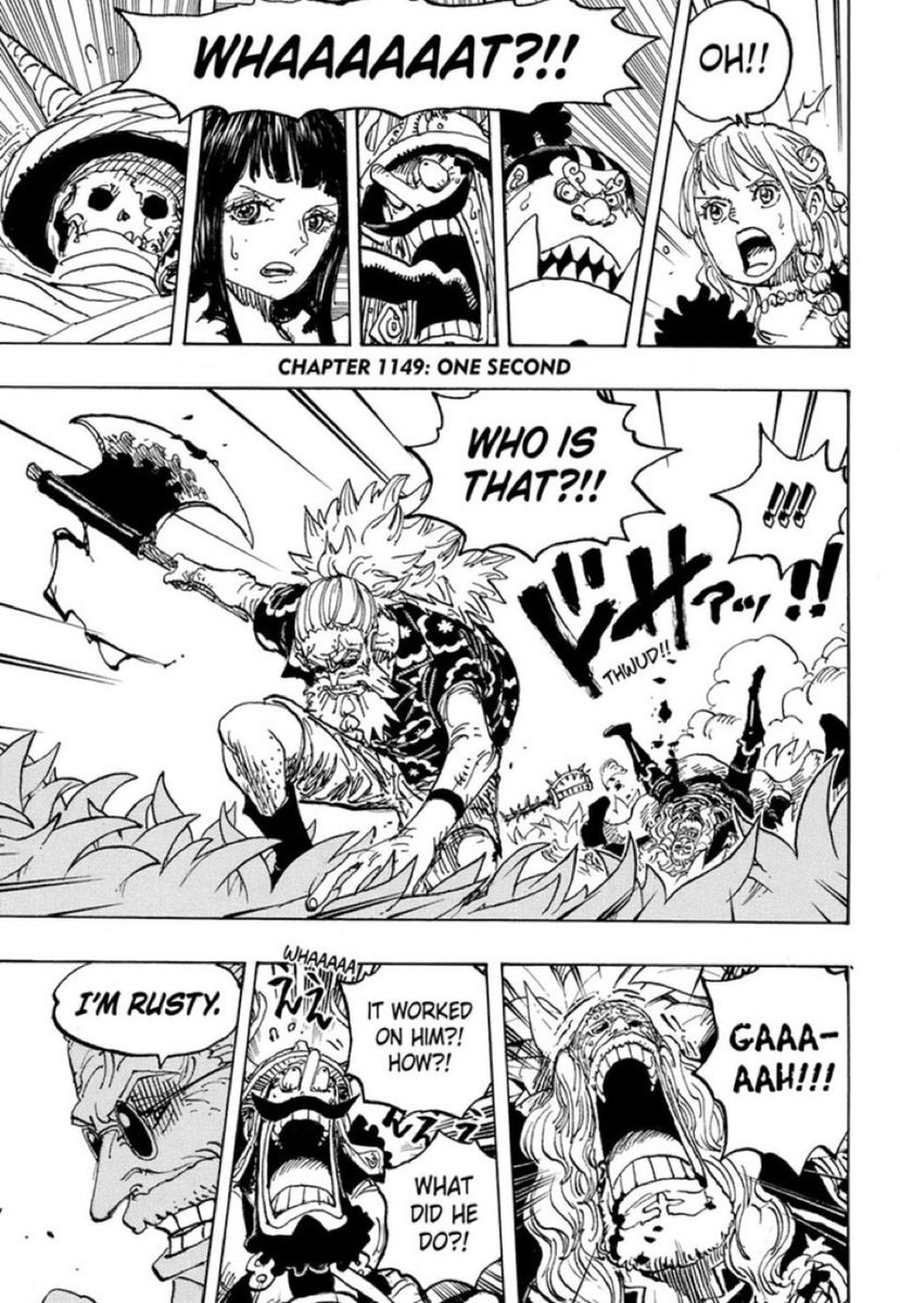 Midhawkk's tweet photo. @Silvers3211 #they really can’t read 

Oda litteraly made him say « I’m rusty » and #they are still trying to cope https://t.co/6zc7Jb0xhn