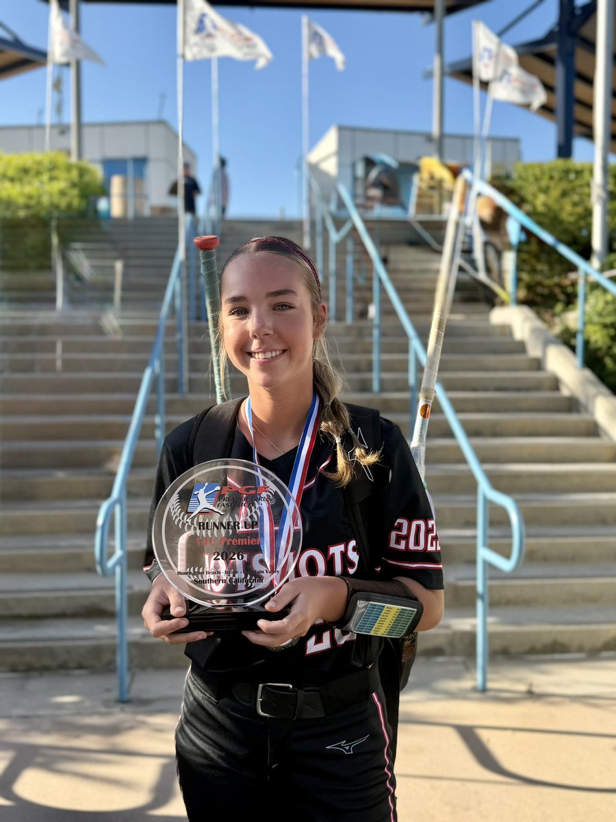 AWatts2029's tweet photo. hat’s it for Summer! Finished 🥈 @PGFnetwork 14U Nationals in Cali🌴 
This loss stings but just know we’ll be back stronger. Time to get to work for fall! Super proud of my team for an incredible summer! 
Best is yet to come! Thank you @terry_seneca for believing in me https://t.co/vHuoZ1qqKo