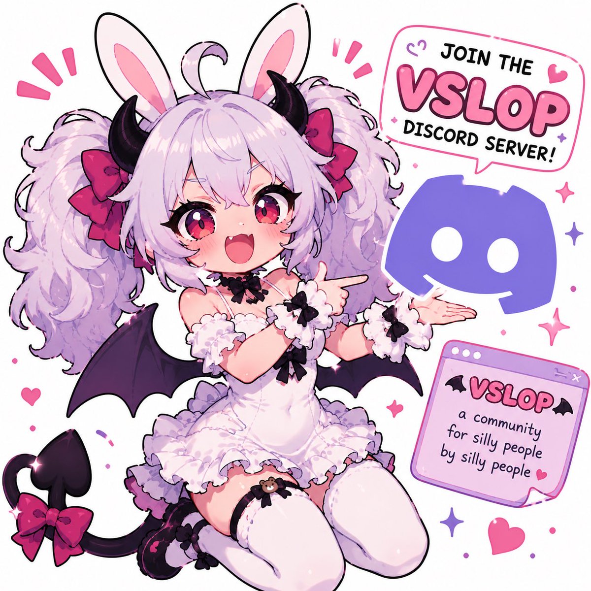 blonnyrabbitVT's tweet photo. it’s finally here!!! the vslop discord server is LIVE!

if you want to join, click the link below and fill out the form to enter!

SPREAD THE WORD!!!

https://t.co/JGWHjpuMLN https://t.co/eE6ubNrtLA