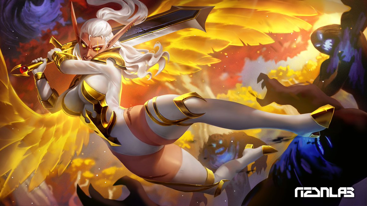 NeonLaboratory's tweet photo. Alerine Goldendawn Illustration
Character by @Darkis_wow 

Thank you for using our service
#neonlab #illustration #fantasy #wow #warcraft #splashart #tcg #ttrpg https://t.co/8wXFIJgtk4