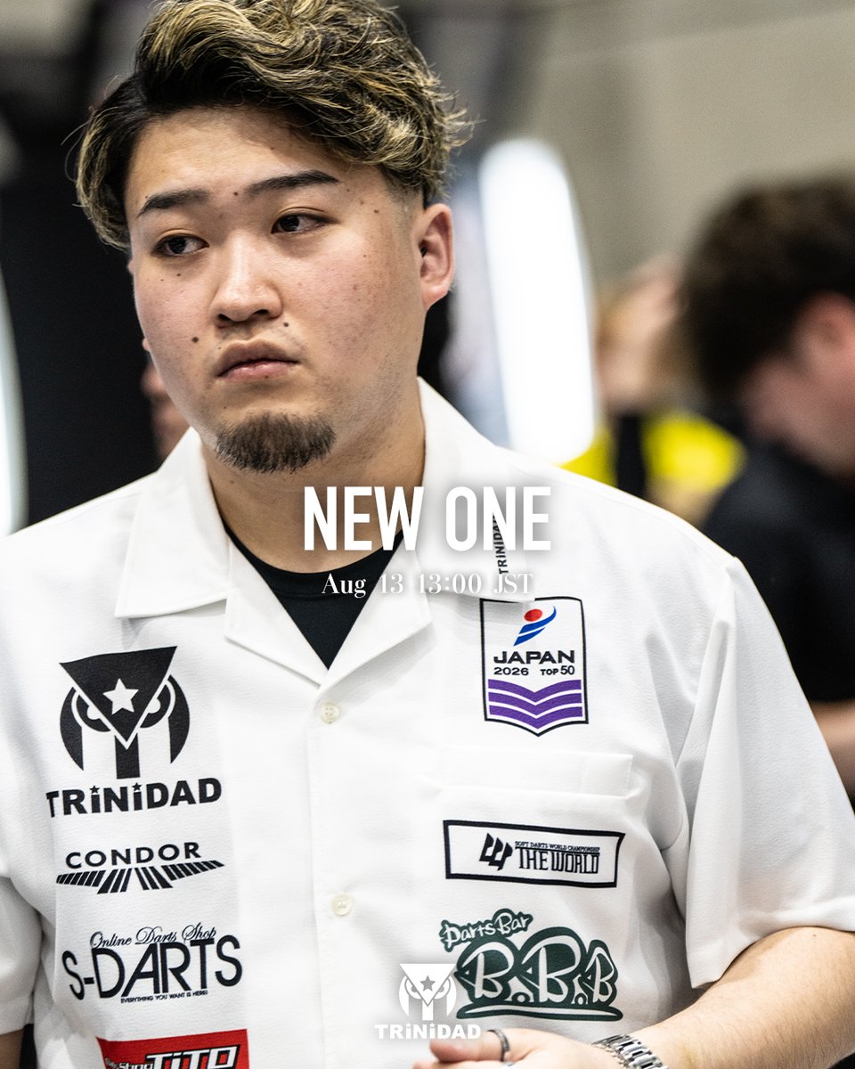 Trinidad_darts's tweet photo. NEW ONE...   

#中川聖士 
#TRiNiDAD
@Satoshi_180ttt https://t.co/yttA1EHS17