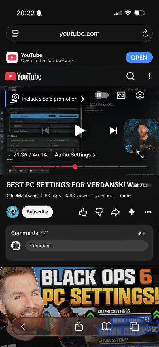MrNiceGuy_8's tweet photo. @IceManIsaac @Repullze Mind you, this grown man is crying over audio cheese when he also ran audio cheese see screen shot saying Art tuned for audio. Who cares if it’s comp or not. Everyone in the comp can use the same cheese as others. It’s their choice. https://t.co/JevmRVEDpq