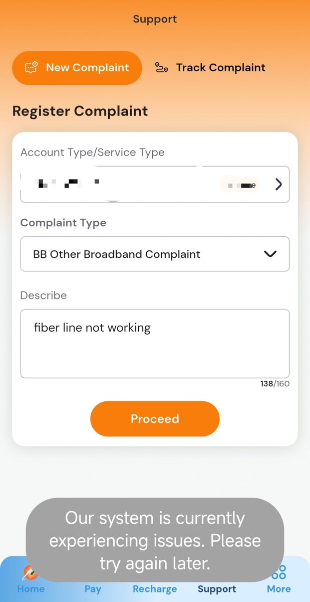 sanandeec's tweet photo. @BSNLCorporate @BSNL_MH @MTNLOfficial @MTNLMbiOfficial @robertravi21 @CMDBSNL @bsnl_care @DoT_India This is the eternal error message https://t.co/knsLEUdkA6
