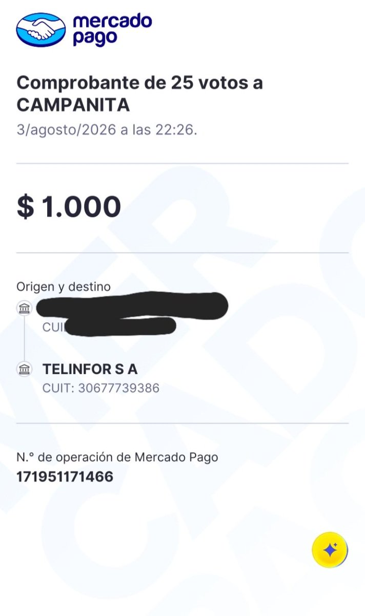 ferxtiniii's tweet photo. @TronkOficial 25 votos a campenita https://t.co/IrfN5vpMVU