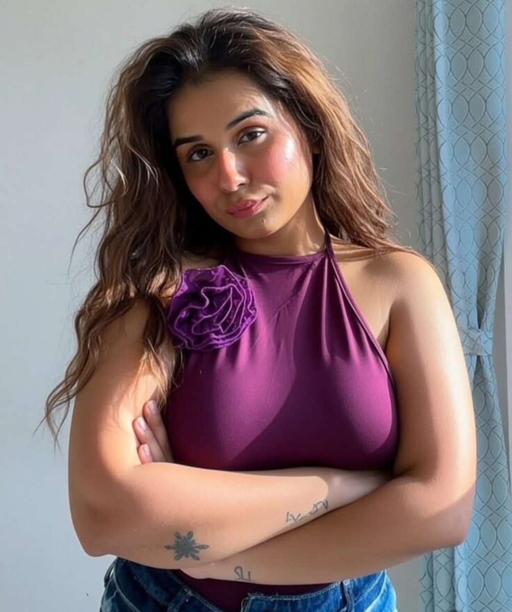 aarushi0012's tweet photo. Sun kissed ☀️ | Confidence loaded 🔥
थोड़ी soft, थोड़ी bold… बाकी सब untold 💜 https://t.co/E9eVbqgfXs