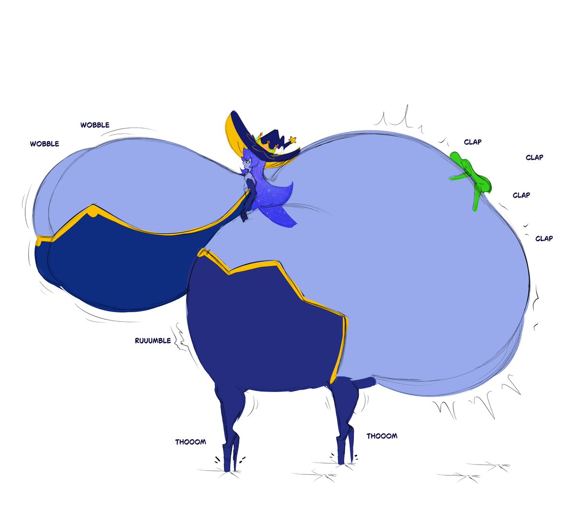 FromAriels's tweet photo. One absurdly large Astra (Ass-tra sized) doodle dump https://t.co/lVFWizN7nb