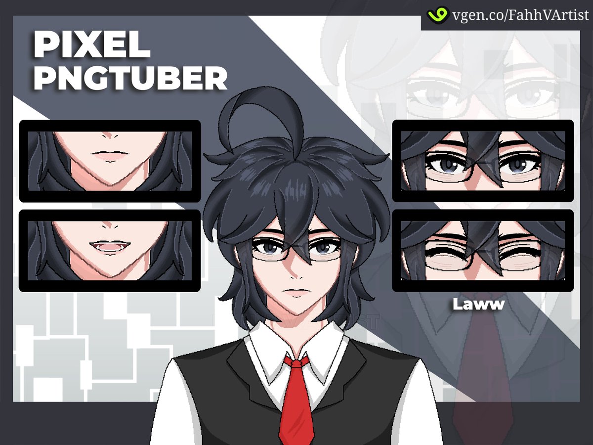 Fahh_VArtist's tweet photo. Pixel PNGtuber.
On VGen: https://t.co/MMRfnZHdNb
Model: Laww
#artmoots #VtuberCommission #pixelartist #vgen #pixelmodel https://t.co/jtskHkDMJ2
