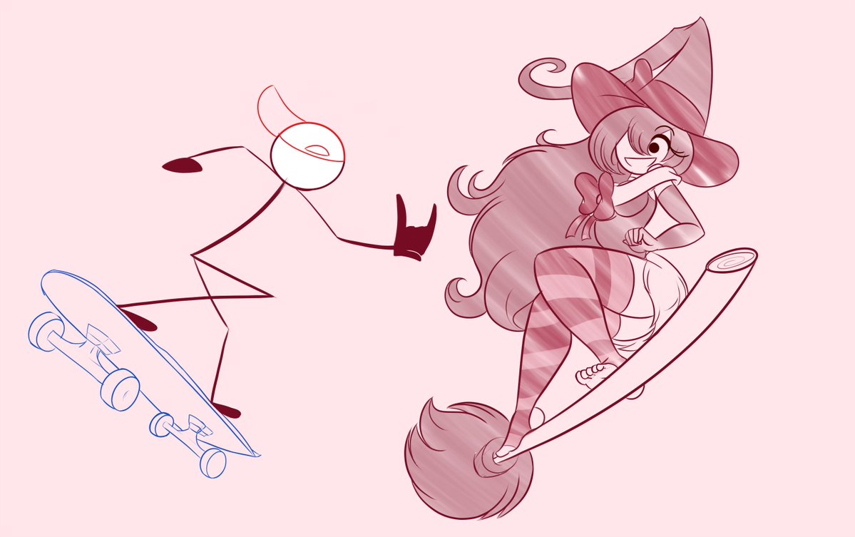 Limbros's tweet photo. Liddell and peep doodle I never got to show https://t.co/6wFXwb4qib