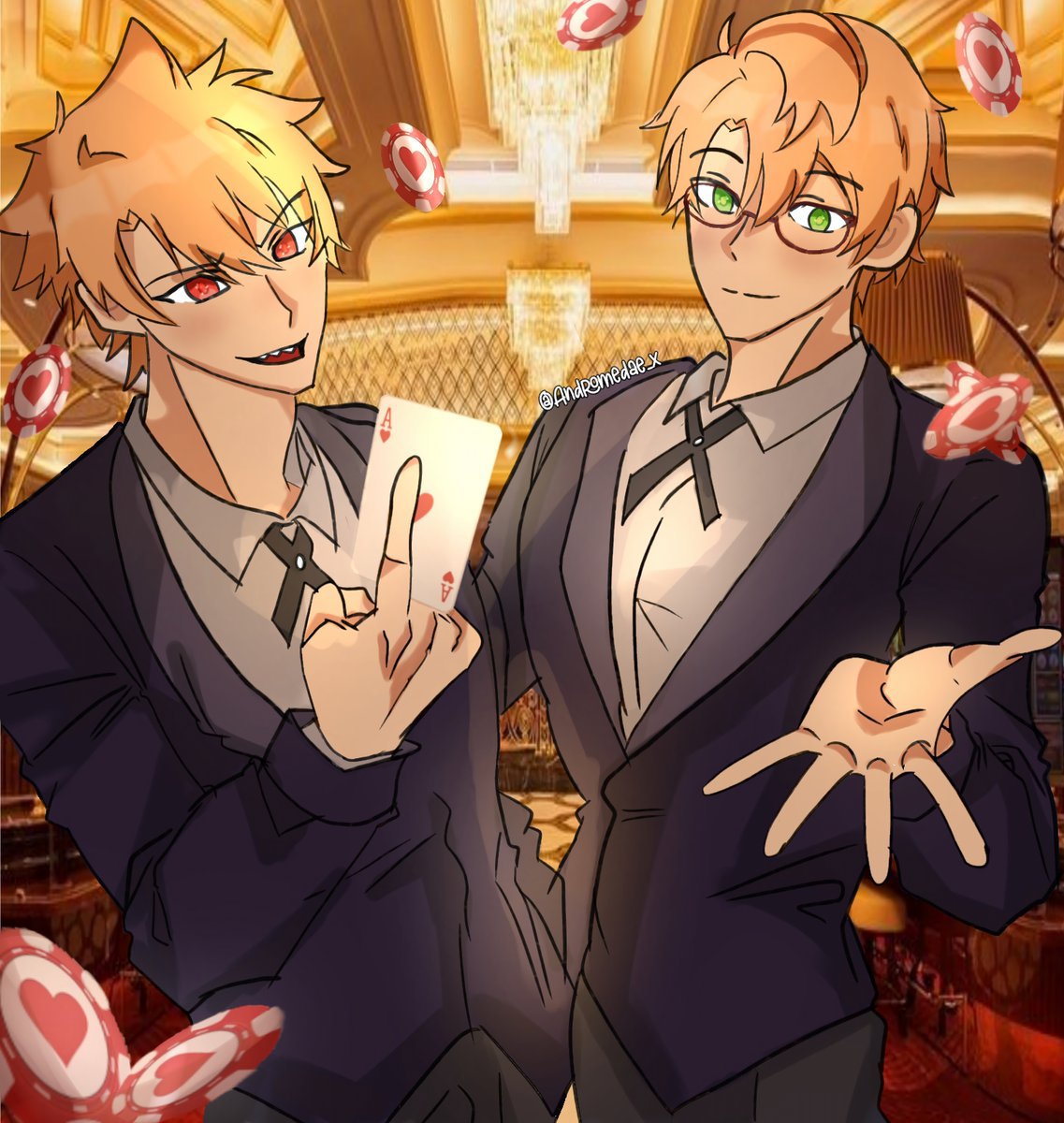 Andromedae_x's tweet photo. #ジキハイがいっぱい見られるタグ
#FGO
I'm so happy when Jekyll and Hyde finally got their animation update. I wanna share some arts of them, I just recently back to digital art so you can see how much I'm improved ✨. I'm looking forward to connect with all Jekyll Hyde fans😍 https://t.co/BP9rTJ5LX2