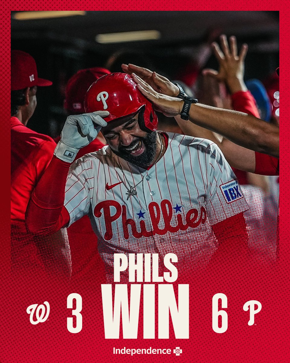 Phillies's tweet photo. A grand slam of a night

#RingTheBell https://t.co/1SQuW31cvy