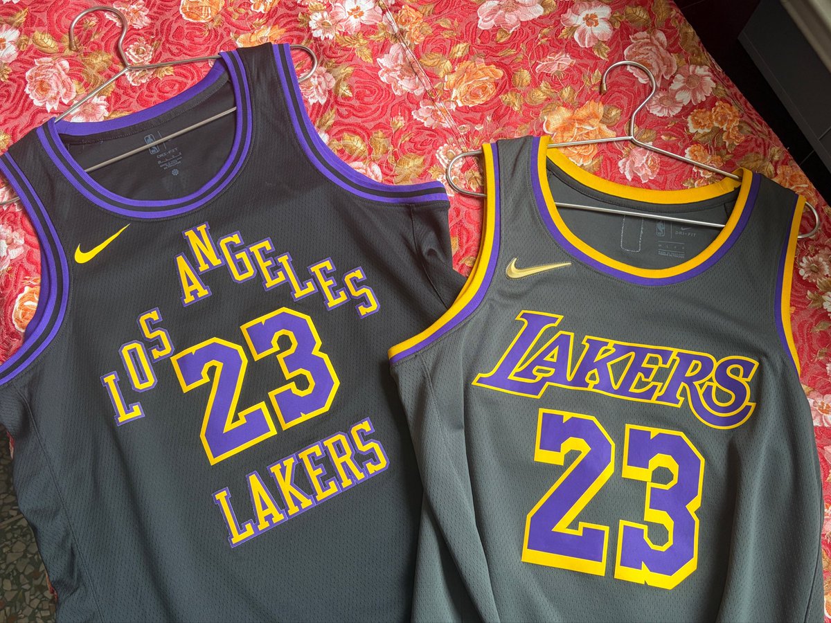 BO03677's tweet photo. @dj0ssef Hopefully they bring back the Mamba jersey! Then I can finally grab a Luka one. Or at least design a new black jersey—I absolutely love the Lakers’ black uniforms. https://t.co/NUWoQXZPMM