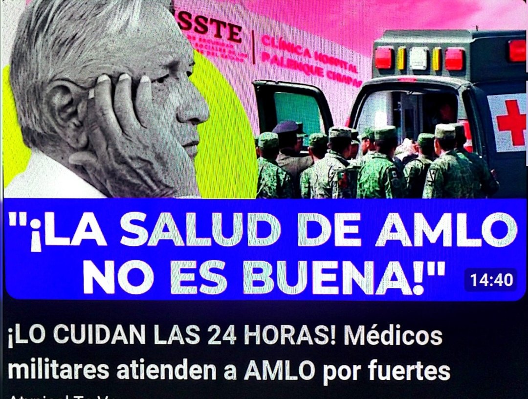 PorMiMexico71's tweet photo. No se si sea una cortina de humo el supuesto estado delicado de salud de Andrés Manuel López Obrador.

Y de ser cierto, le deseo pronta recuperación. El miserable debe pagar en una cárcel de EU., todo el mal que hizo a los mexicanos, además de los robos y saqueo a México. https://t.co/Kt1wZyMknb