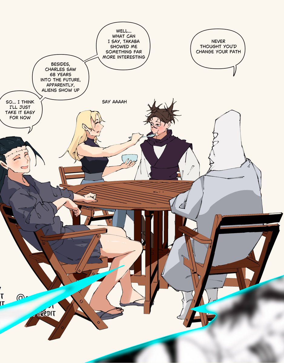 Gzam_77's tweet photo. Concept:
JJK Happyverse: Takaba Upscale.
It was an upscale all along.
Takaba can demanifest any reality he considers unfunny https://t.co/8dpgm3Tsaw