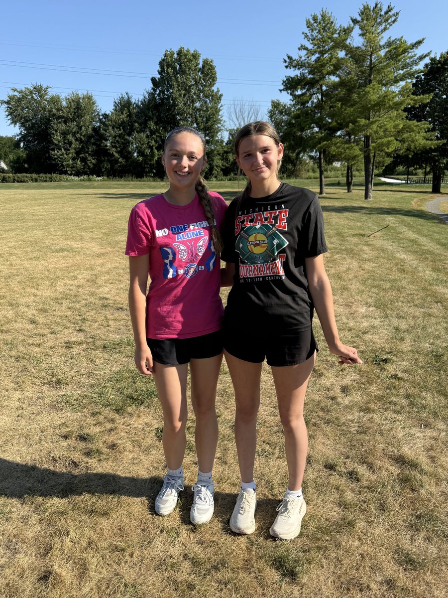 wlwsoftball's tweet photo. A captain &amp; a freshman came out today &amp; absolutely crushed a tough workout, &amp; neither of them gave up!Then we checked on the field &amp; there’s turf y’all! Good things to come this season! Go Warriors! 💙🥎🩶🥎 #warriorssoftball #wlwsoftball #wlwesternathletics #morethanjustsoftball https://t.co/fEKffMStEj