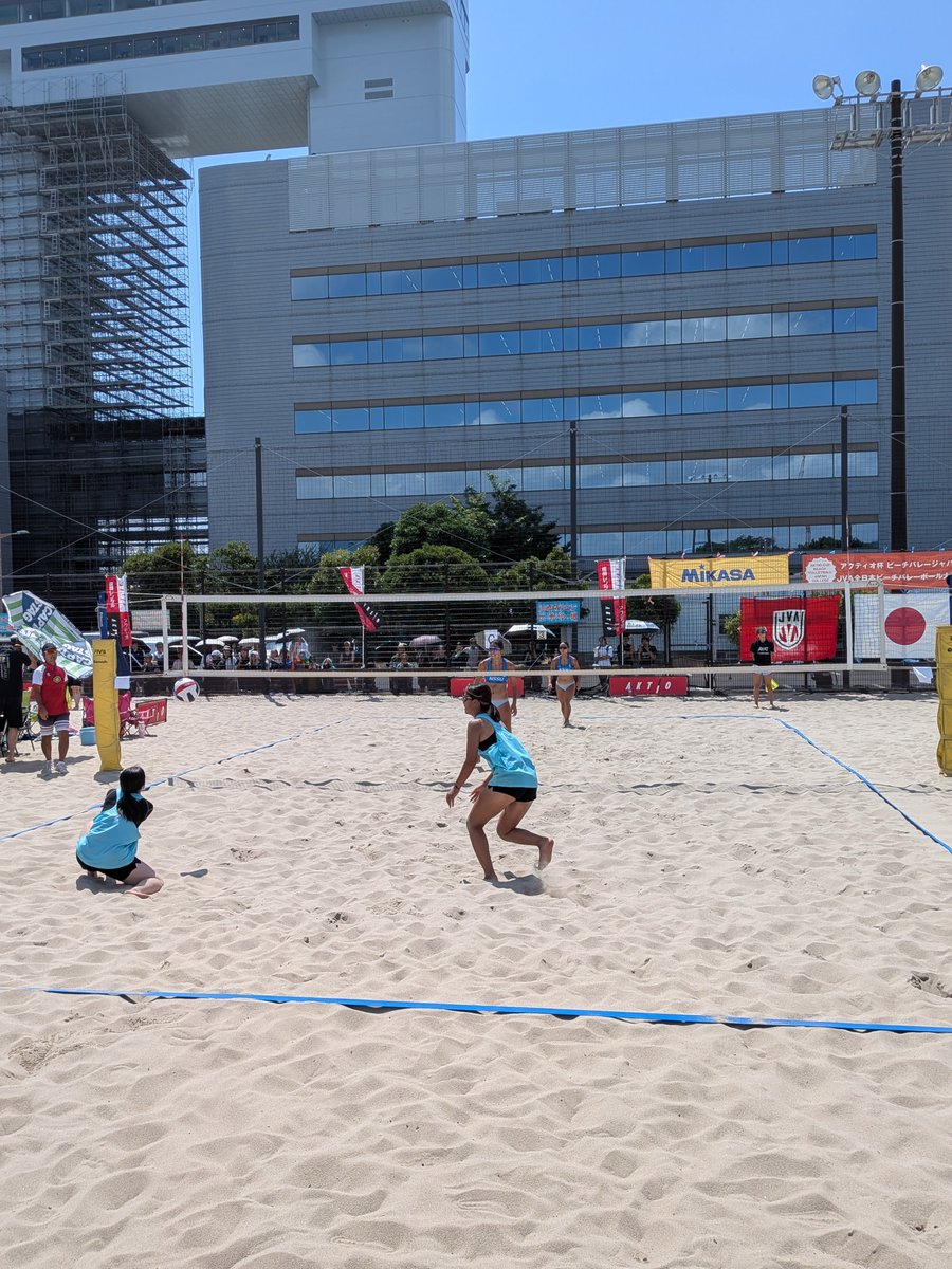 Shikoku_gakuren's tweet photo. ⛱️アクティオ杯　ビーチバレージャパンカレッジ2026JVA第38回全日本ビーチバレーボール大学選手権大会

Cコート 1試合目
松山東雲女子大学(冨安・古堅)-日本体育大学(松崎・山口)
21-9
21-14

日本体育大学(松崎・山口)の勝利 https://t.co/LOcic4jPOW