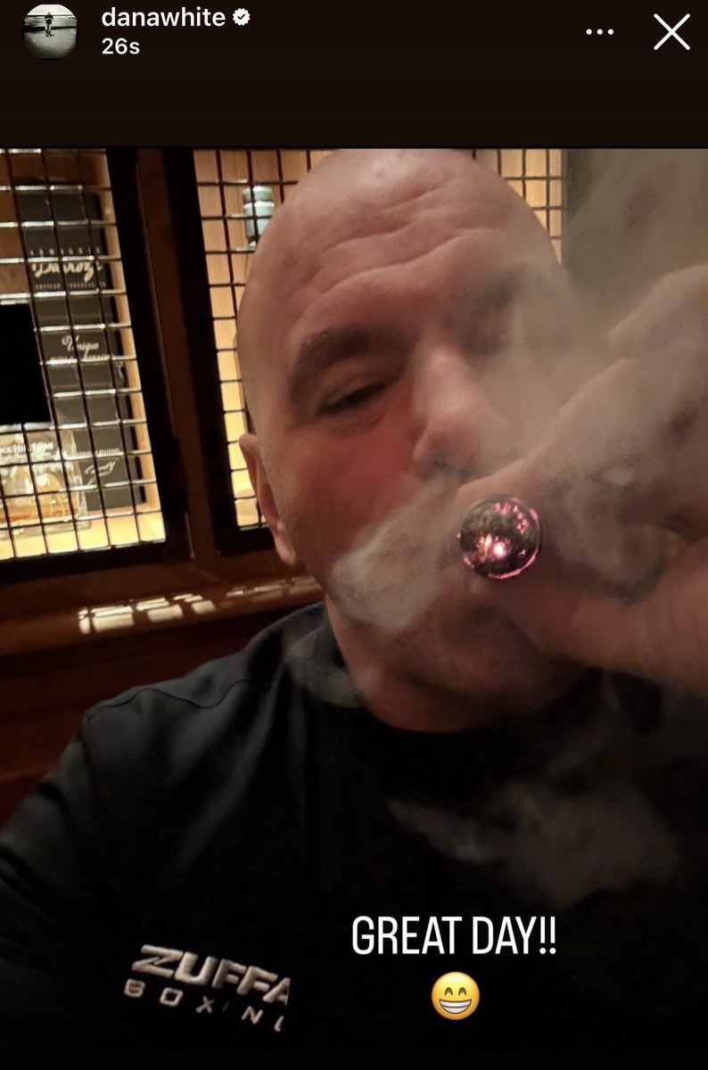 ChampRDS's tweet photo. Dana White via IG 👀

“GREAT DAY!! 😁” https://t.co/F6hEzB6LZA