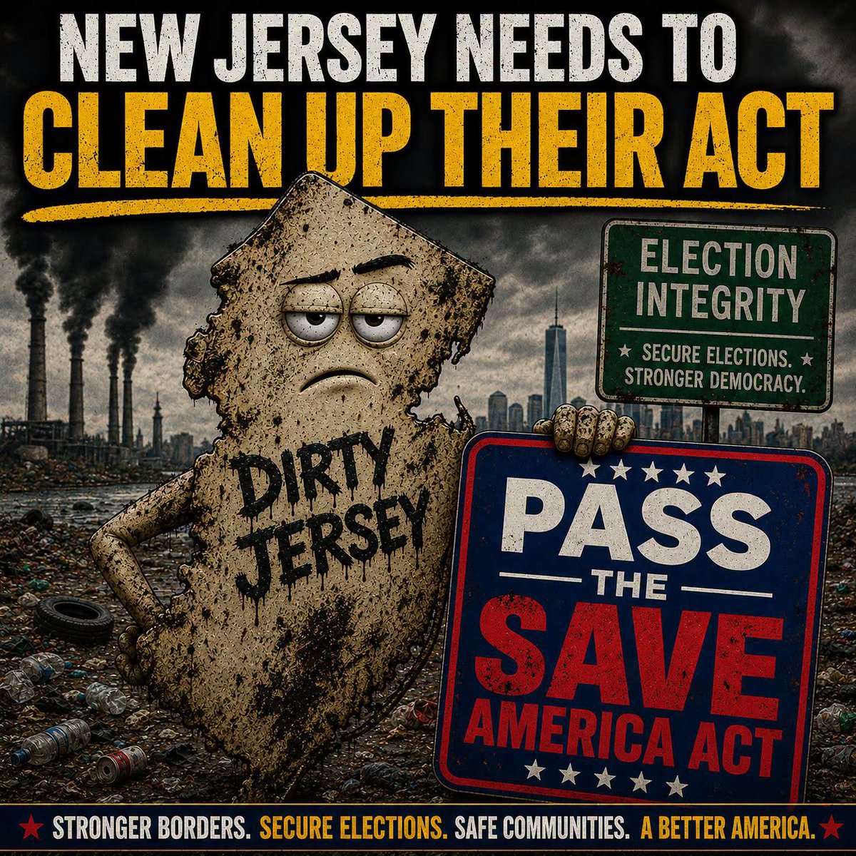 Stercrazy88's tweet photo. @GovSherrillNJ We know you only care about your illegal votes. You are a fraud. You were installed.  Like Kamala's primary. https://t.co/PDqDxN7Q1K