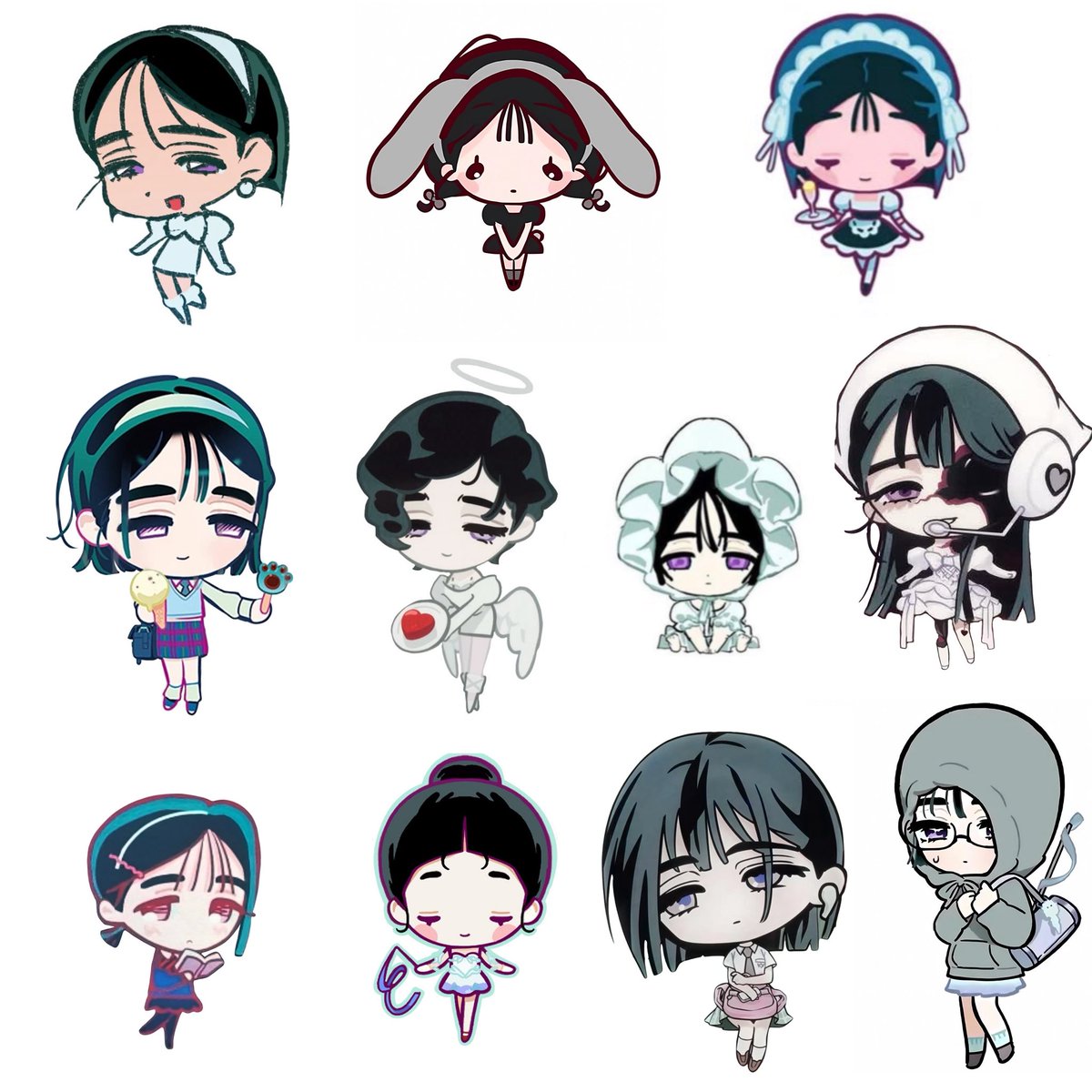 pusheensalad's tweet photo. idek i just wanted to look at sua chibis cause she's always so polite looking https://t.co/EEFnS99YoE