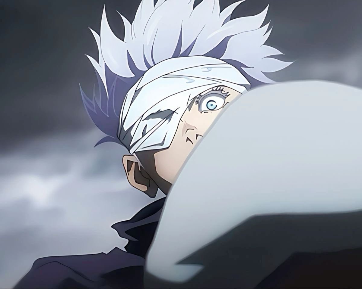 numakisen's tweet photo. just satoru con la venda corrida para mostrar un solo ojo https://t.co/yTmDjrsrIM