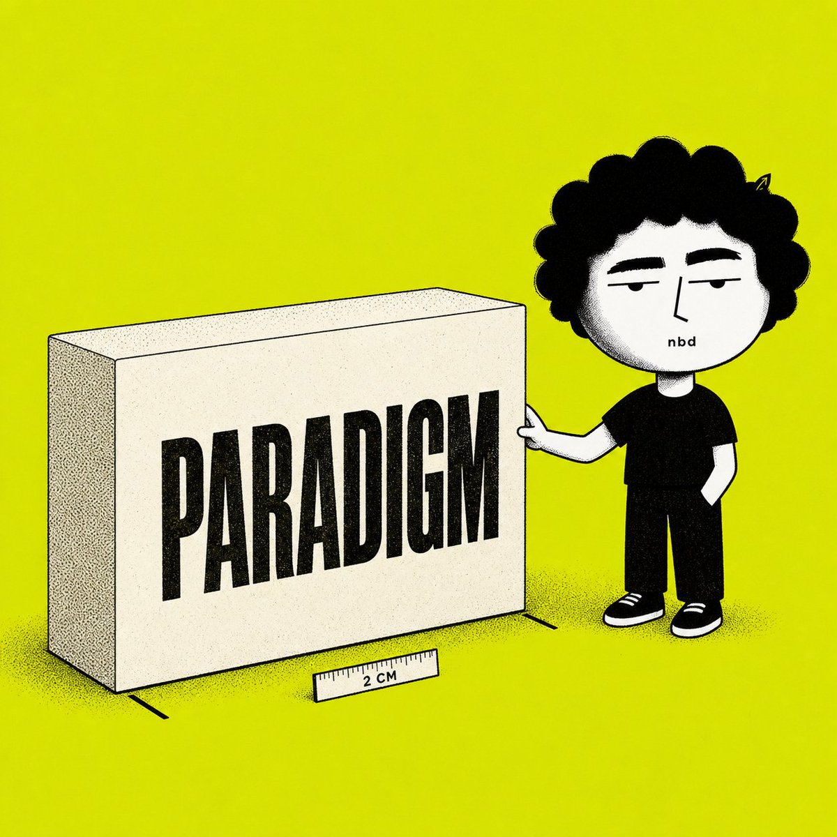 nbdcoin's tweet photo. paradigm shifted.

2 cm.

nbd https://t.co/q4CNGqklVW