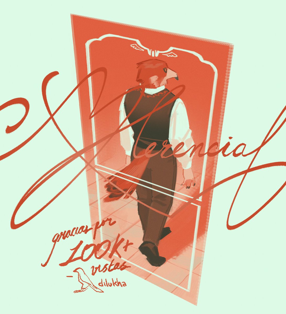 dilukha_illust's tweet photo. Herencia has reached 100k+ views on YouTube!! thank you so much for your support!! 🦅🚪🔑~ https://t.co/KGQonOp5To