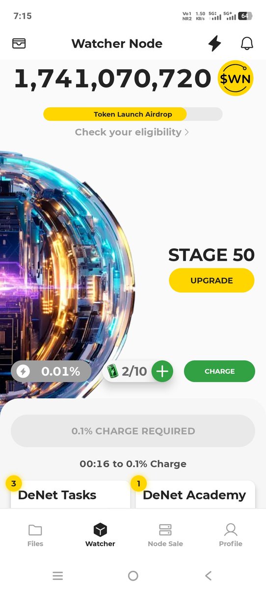 Kalimuddinfaiz's tweet photo. ownership returns to users. Download the DeNet Storage &amp; Watcher Node mobile app to help secure the storage network using your phone and earn rewards.

Welcome bonus for joining with my link: https://t.co/VlBSI1rdaj

Or enter my code: 0xc7d6dfc65175e9568ed93e5d25c0a0bec6fbed36 https://t.co/axuKcoFZoQ