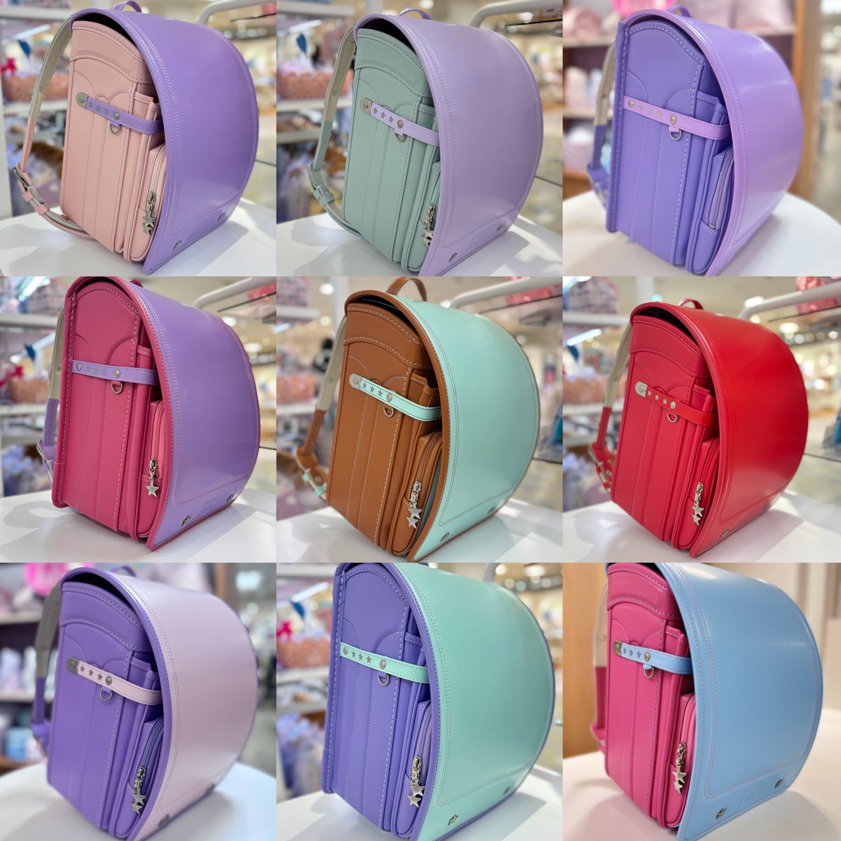 fafa_NAGOYA's tweet photo. ランドセル2027ご予約受付中🎒🌈
ユニコーン柄ランドセルカバーのプレゼントは
今週末8/9(日)まで🥹💨
名古屋店では現在こちらのラインナップで展示中🌟
店頭でご試着もしていただけます☺️
ご来店お待ちしております🌻

#フェフェ　#ランドセル https://t.co/R4GFST8s3G