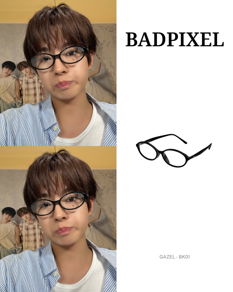 emmabesidepr's tweet photo. 엔시티위시 유우시의 버블 속 안경 정보!
✔️Celeb: NCT WISH 엔시티위시 유우시
✔️Brand: BADPIXEL
✔️Item: GAZEL - BK01
✔️Media: NCT WISH 공식 버블
#nctwish #nctwishyushi #yushi #엔시티위시 #엔시티위시유우시 #유우시 #유우시안경 #배드픽셀 #badpixel https://t.co/yDxsMPtvUx