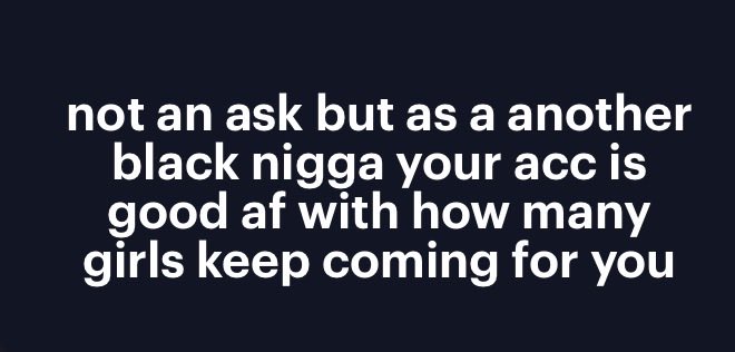 CONTROLLlN's tweet photo. ㅤ

well  thank  you  my  nigga .  ✊🏾
jus  be  yourself 
n  proud  of  who
you  are  and  people 
will  come  to  ya .  
ㅤ
ㅤ https://t.co/HU3JNBY9TU
