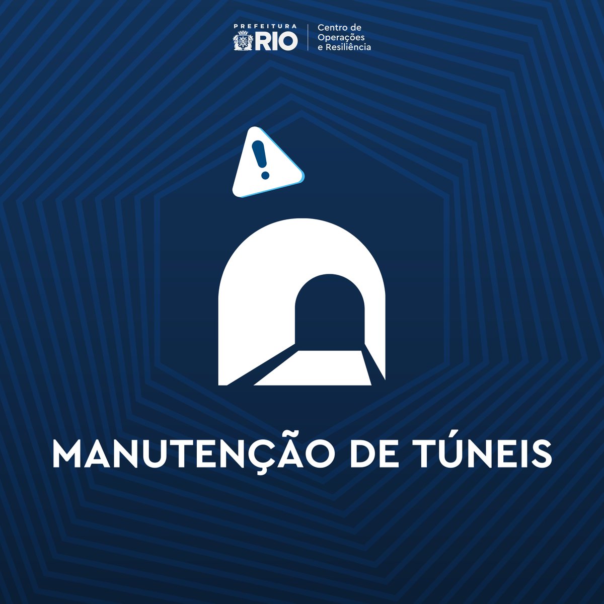 OperacoesRio's tweet photo. PREFEITURA DO RIO INICIA SERVIÇOS DE LIMPEZA, PINTURA E REVITALIZAÇÃO EM 11 TÚNEIS DA CIDADE

O Centro de Operações e Resiliência da Prefeitura do Rio (COR-Rio) informa que 11 túneis estratégicos da cidade irão passar por serviços de limpeza, pintura e revitalização. 

Os primeiros trabalhos ocorrerão nos túneis Rebouças, Zuzu Angel e Alaor Prata (Túnel Velho), na Zona Sul. A previsão é de que essa etapa seja concluída em até três meses. Mais informações em: https://t.co/FwVpmHJ5UW