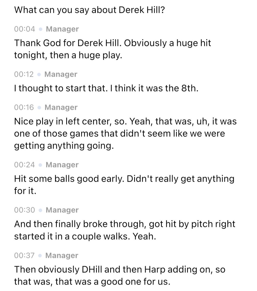 DaveMReports's tweet photo. #Phillies Interim Manager Don Mattingly about Derek Hill night which included the Grand slam
#RingTheBell #WSHvsPHI #MLB https://t.co/4JRK7bola7