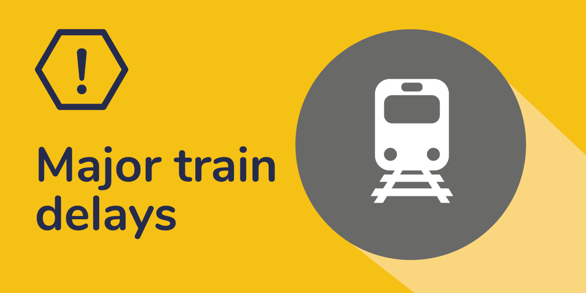 Translink_QLD's tweet photo. Beenleigh and Gold Coast line trains travelling towards Central are delayed up to 30 minutes due to a road vehicle striking a rail bridge at Rocklea. https://t.co/yG7PeuGvBU #TLAlert #TLTrainAlert https://t.co/K6ugi1XvFh
