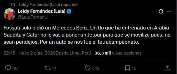 AlvaroC1924's tweet photo. Este es el populismo de mierda que nos hace daño. Si las cosas no salen "ay fossati fossati" o "ay los tricampeones nunca debieron salir"

No la sigo, ni cagando. Post encontrado en páginas de memes xd https://t.co/qVkSmvUpZ7