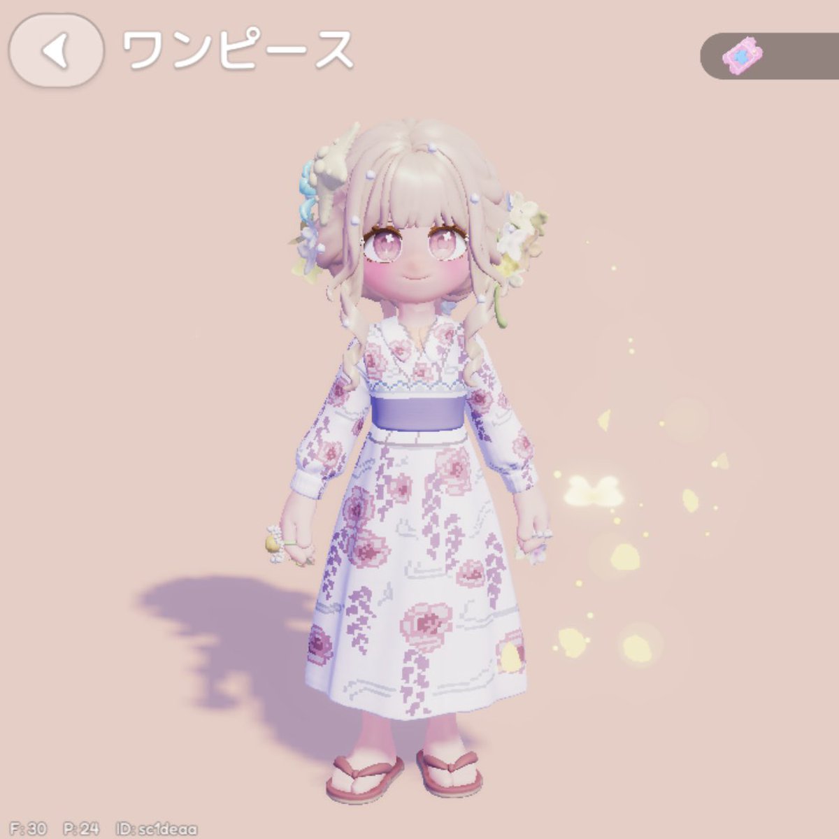 mochi_mochi114's tweet photo. 浴衣の図案置いときます！

みんなのデザインスタジオさんで
ワンピース型紙にあてはめて
ドット絵化すればいけると思います🌷 ˚.

#ハートピア
#ハートピア縫製部 https://t.co/YzXBzuhnZt