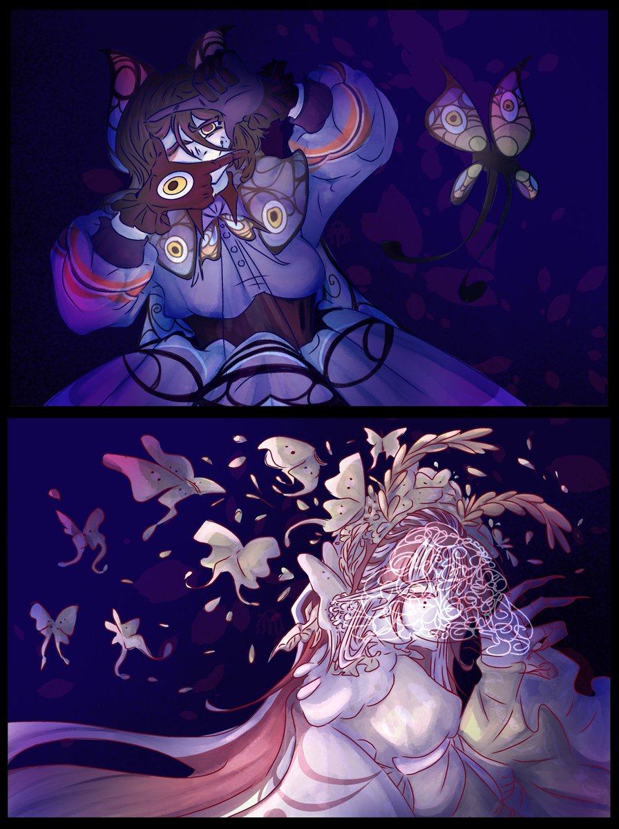 YenaIsLost's tweet photo. Caterpillar's dream, butterfly's fear...
Attack for @fnghhng @damnfoksh !!

#art #artfight #artfight2026 https://t.co/V69GjyZ7dY