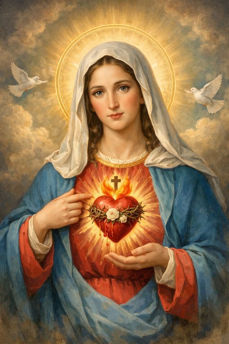 Mothermary0012's tweet photo. Most Immaculate heart of Mary.. https://t.co/XUmbSpg4fa