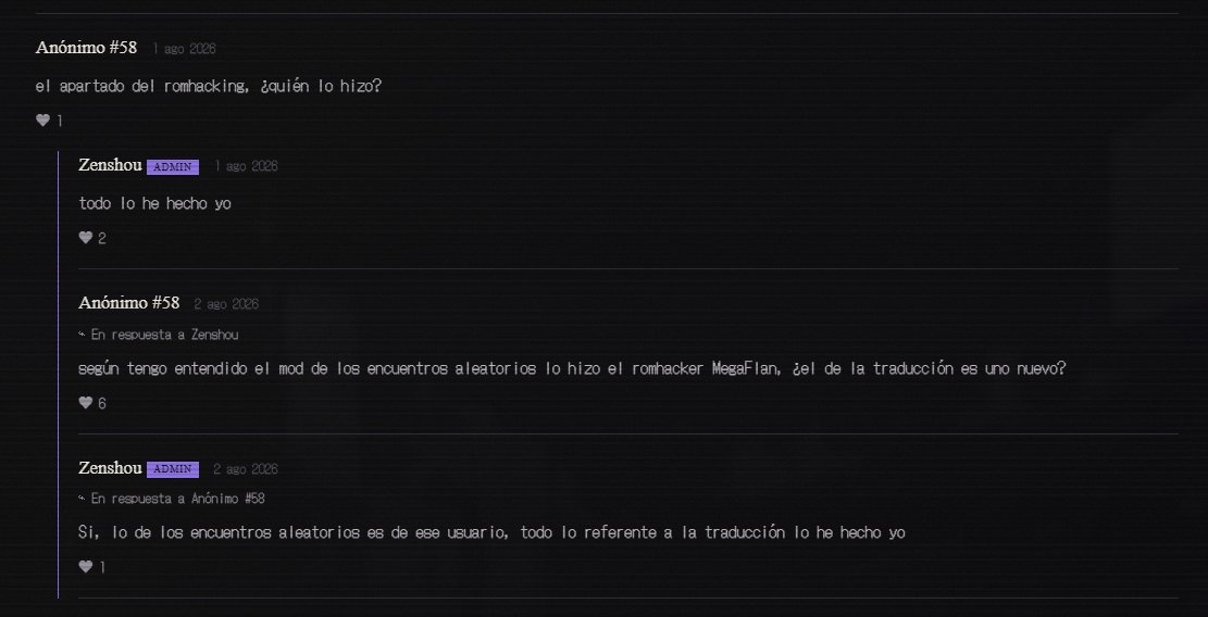 TQMPNJRP's tweet photo. Comunicado final respecto a la fan traducción de Persona 1:

El día sábado 1 de agosto, el usuario Zenshou subió a su página web una fan traducción de Persona 1 para PSP. Sin embargo, pocas horas después de su publicación surgieron críticas y controversias dentro del fandom. En esta publicación expondremos la información al respecto, y la tarea más difícil dependerá de los lectores.

1. El sitio web de Zenshou contiene varias fichas de proyectos que ha realizado, que realizará y un Ko-fi para donaciones. Su ficha de Persona 1 fue marcada como "Completada y corregida al 100 %" al momento de subir la fan traducción. La ficha contiene diez archivos para descargar. Cuatro de ellos contienen la ISO original del juego parcheada con su traducción al español. Un archivo contiene únicamente el parche de traducción, y los otros tres están combinados con distintos mods. Estos mods son: Restauración de la música original de PS1, Texturas HD y Arreglo del % de Encuentros Aleatorios.

2. La primera controversia empieza aquí, dado que el usuario Zenshou utilizó estos mods, ajenos a su propiedad, sin el consentimiento de sus creadores ni créditos claros. En el sitio web de Zenshou, la autoría de los mods no aparece en la descripción y, en el archivo .txt. con instrucciones de uso, tampoco se acreditó correctamente a sus autores. Uno de los diez archivos, una carpeta ZIP con un parche para corregir los acentos de la fan traducción, sí contiene un archivo .txt. con los créditos de los mods utilizados.

3. Adicionalmente, surgió otra controversia debido al comentario Anónimo #58 en la ficha de Persona 1, donde se le preguntó: "¿Quién hizo el apartado de RomHacking?". Zenshou respondió que todo lo había hecho él. Posteriormente, le señalaron que uno de los mods había sido creado por el usuario Megaflan, conocido en la comunidad y que actualmente trabaja en Persona 2: Innocent Sin. Ante ello, Zenshou se rectificó y respondió que "Todo lo que es referente a la traducción lo hizo él". Por lo expuesto en este punto y en el anterior, fue acusado de apropiarse de los mods e intentar atribuirse su autoría.

4. La segunda controversia apareció al jugar utilizando la fan traducción. Independientemente de las opiniones, existen bugs, diálogos extraños y omisiones de rasgos característicos de los personajes que evidencian un trabajo poco cuidado. Incluso el propio autor, Zenshou, ha declarado que su traducción es "mediocre y mejorable", que acepta las críticas y que busca mejorar el proyecto. En ese sentido, horas después del inicio de la controversia y de las acusaciones, prometió publicar las herramientas que utilizó para que cualquier persona pudiera mejorar su trabajo, cosa que cumplió al día siguiente en un comentario de un video de YouTube de su canal: https://t.co/NNB0yeSVo0

5. Los problemas presentes en el texto de la fan traducción llevaron no solo a críticas por publicar un trabajo poco cuidado, sino también a acusaciones de haber utilizado IA durante el proceso de traducción. El usuario Zenshou ha negado haber hecho uso de IA, algo que puede apreciarse en un tweet del mes de junio, donde respondió negativamente cuando se le hizo esa misma pregunta.

6. El día de hoy, en su canal de YouTube, Zenshou compartió un enlace a las herramientas que habría utilizado para realizar su fan traducción, junto con un archivo .txt. explicando su situación. En dicho archivo cuenta que se habría inspirado en dos elementos en particular. En primer lugar, en la herramienta "PersonaFlowReader", hecha por los usuarios TopCape y MegaFlan, la cual modificó y utilizó para realizar la traducción. Pueden encontrarla aquí: https://t.co/pEoM2yJQkA

7. En segundo lugar, en una traducción del juego al español que se encuentra en GitHub; sin embargo, no especificó cuál era ni de quién pertenecía.

7.5. Dado que el usuario no especificó qué traducción encontró en GitHub, realizamos una búsqueda en dicho repositorio y encontramos únicamente una traducción realizada por el usuario josé-chavez96, la cual logró traducir casi todo el texto del juego, quedando pendiente únicamente la interfaz. Esta traducción fue realizada con IA e incluso Claude aparece acreditado en la página: https://t.co/uDDGVc9eaK

8. Respecto a las herramientas que liberó en el comentario de su video, los contenidos liberados contienen referencias a un contenedor "CV2". El nombre "CV2" no hace referencia a ninguna identificación de formato por parte de Atlus, si no que el nombre viene del código del usuario Megaflan.

9. Finalmente, señalamos que la página web del usuario Zenshou ha perdido las fichas de sus proyectos en dos ocasiones, por lo que, al momento de publicar este comunicado, no se encuentra disponible para descargar ninguno de los archivos. El usuario ha mencionado que esto se debe a problemas de copyright, dado que publicar ISOs de videojuegos es ilegal. Esto es cierto y, en otras ocasiones, sitios web que alojaban este tipo de archivos han sido dados de baja por completo. Sin embargo, en este caso el sitio web no ha sido eliminado; únicamente se han retirado las fichas de sus proyectos, incluso aquellas que no contenían archivos, sin previo aviso ni notificación al usuario, según lo que ha declarado el propio Zenshou.

Estos son los hechos confirmados.

Si han leído hasta aquí, se los agradecemos mucho y los dejamos con la tarea más difícil de todas: Formar una opinión real.