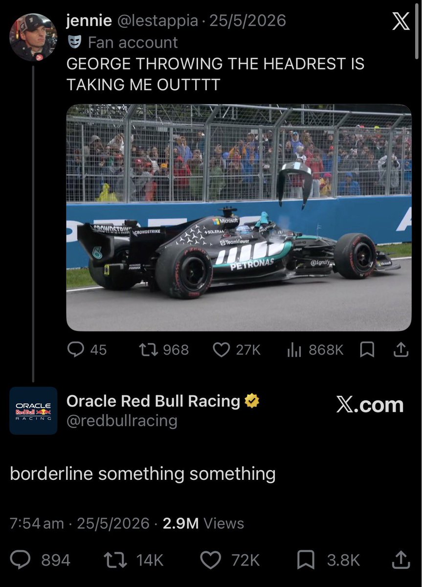 freemaowtf's tweet photo. my two nominations for f1twt tweet of the year so far lmk if u have any others https://t.co/Tt0KqhAMq6
