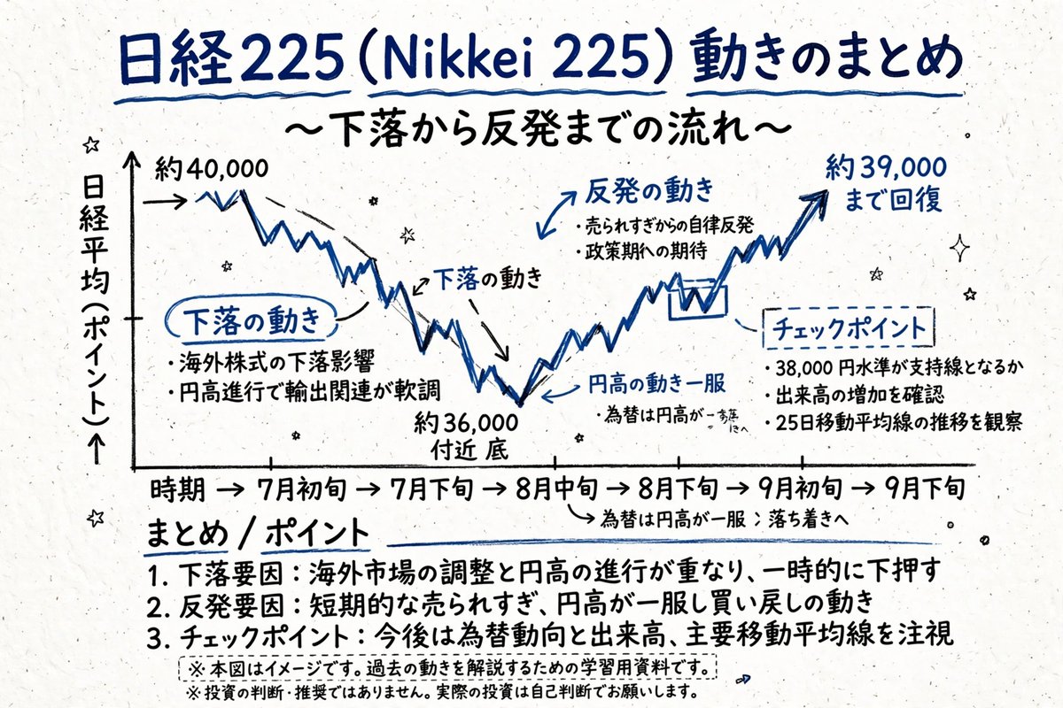 AN4EOSFDvkIy1x's tweet photo. 日経-607円で6.3万台。みんな「円高で輸出株終了」って騒いでるけど、逆です。今回は日米“協調”介入。つまり155円は日米両政府が認めた防衛ライン。為替が安定すれば一番買われるのは決算が強い内需とツルハシ銘柄。トヨタ決算前のこの下げは最高の押し目。個人的には63000割れは買い場と見てます https://t.co/Fsec8FdDOp