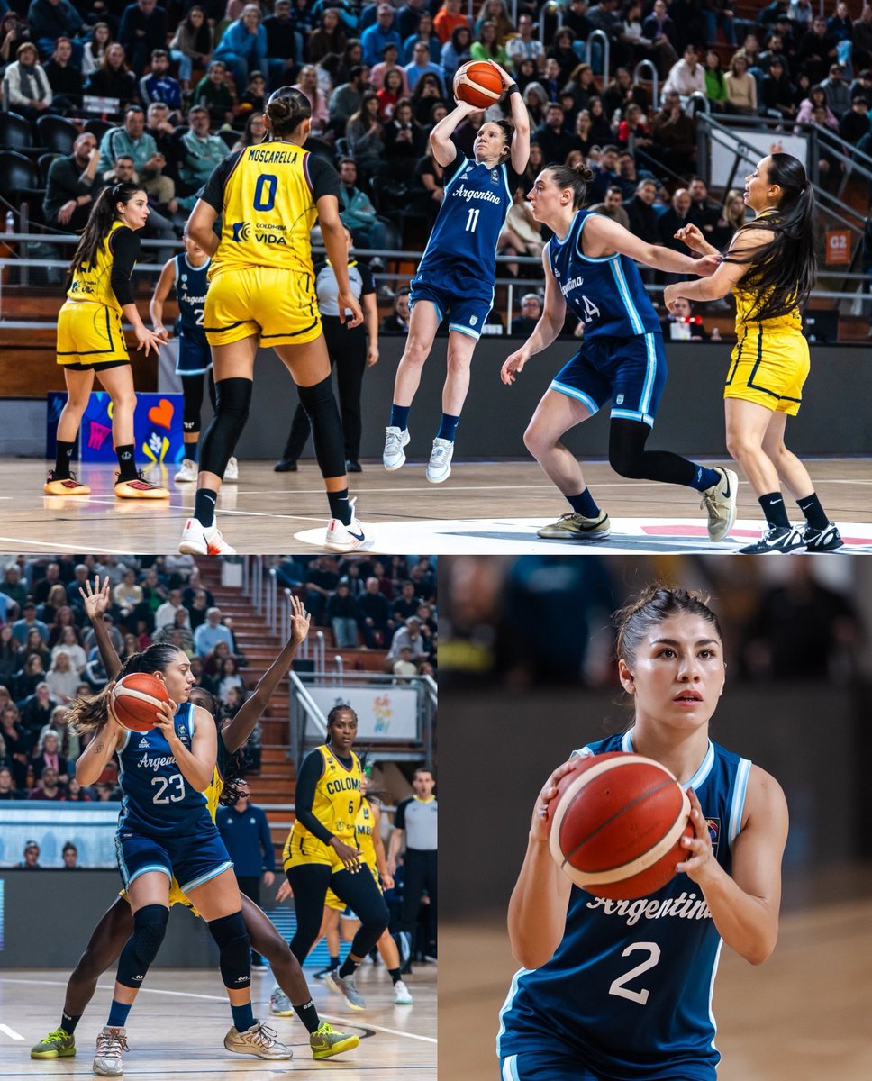 albicelesteilu's tweet photo. ¡GANÓ ARGENTINA! 🇦🇷

La selección femenina derrotó 66-42 a Colombia 🇨🇴 en el debut del Campeonato Sudamericano. 

🔜 La Albiceleste enfrentará mañana (21:00) a Paraguay. Con una victoria, será semifinalista y asegurará la clasificación a la AmeriCup 2027. https://t.co/dTvCF8u4aZ