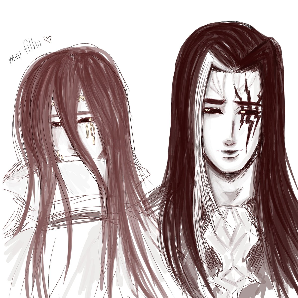 hadespose_'s tweet photo. Unos dibujos q hice de mi querido Odin y Thor ...los amo bastante, ya me ardía por dibujarlos 🥺🥺

#recordofragnarok
#終末のワルキューレ https://t.co/nRs6c5FV6a