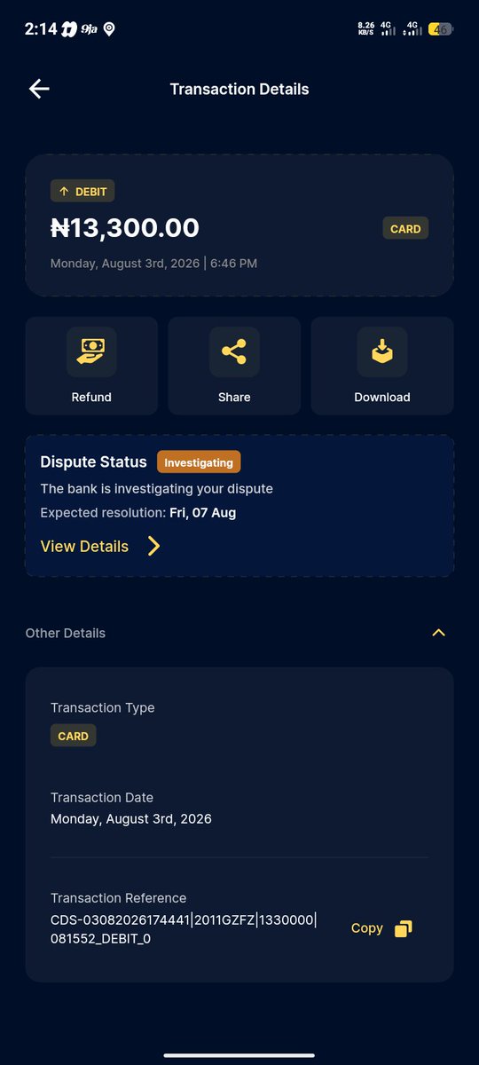 izkingkeke's tweet photo. @FBN_help I did a card withdrawal on a first bank pos machine it says failed but reaching home I checked my app I was debited I went back to the lady she said the money is not on her side that I should contact you guys please help me https://t.co/jpv0G1a03T