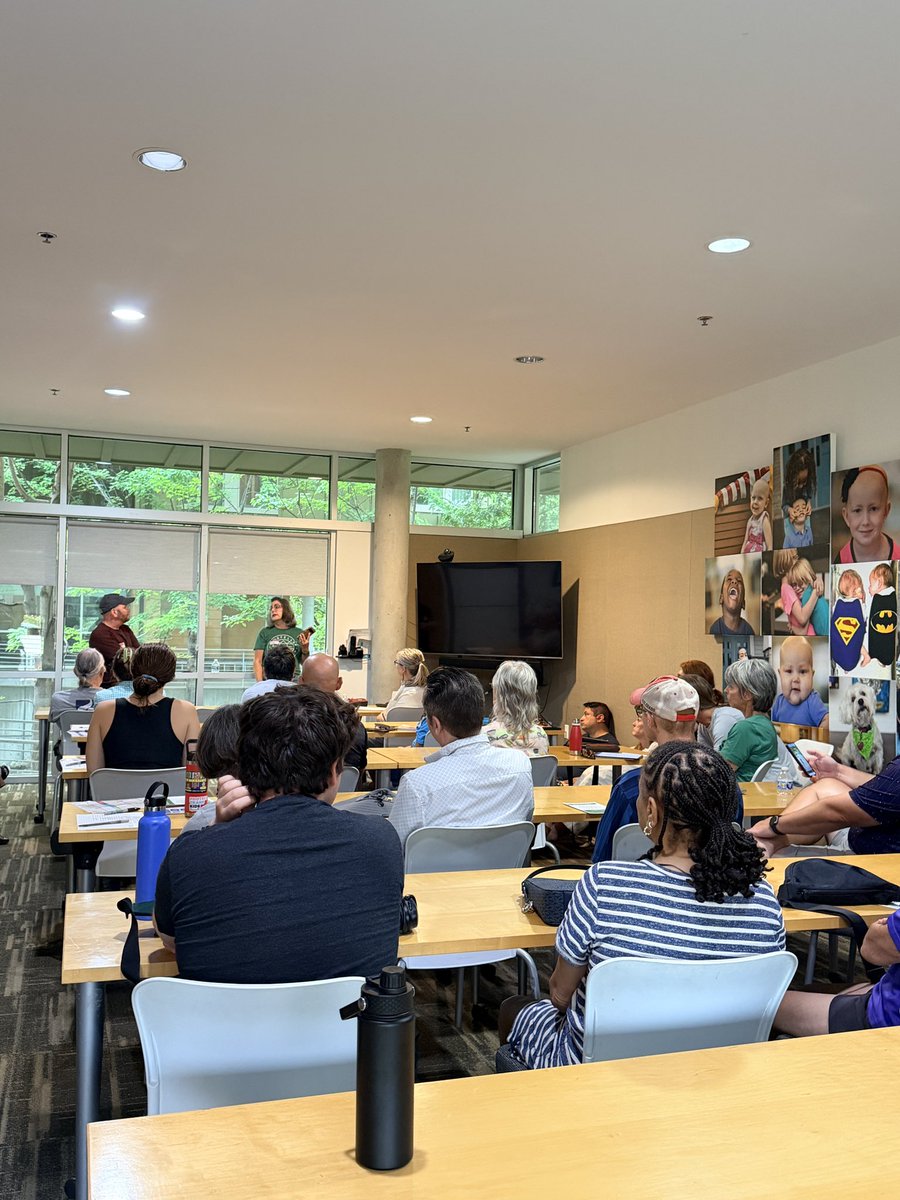 EmilyforKC's tweet photo. Very informative Longfellow neighborhood association meeting about upcoming projects and the stadium. Bonus, emotional support dog Teddy!!! I suggest all neighborhood association meetings have an emotional support dog! 

Reminder, please go #vote tomorrow! 

#EmilyforKC https://t.co/jdQVHQW3s1